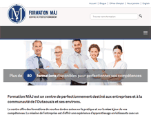 Tablet Screenshot of formationmaj.com